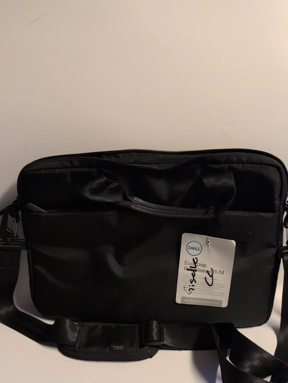 Dell Black Men’s Laptop Messenger Bag